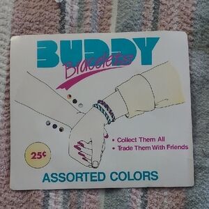Vending Diplay Buddy Bracelets Assorted Colors